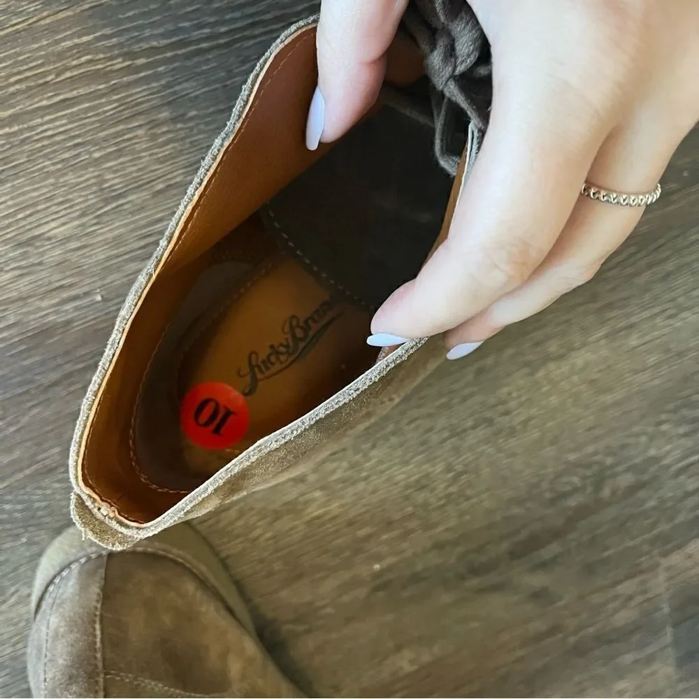 Lucky Brand Leather Emillia Chukka Boots